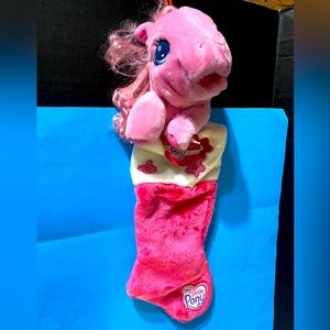 MY LITTLE PONY NWT 2005 PINKIE PIE PLUSH CHRISTMAS HOLIDAY STOCKING KURT S ADLER